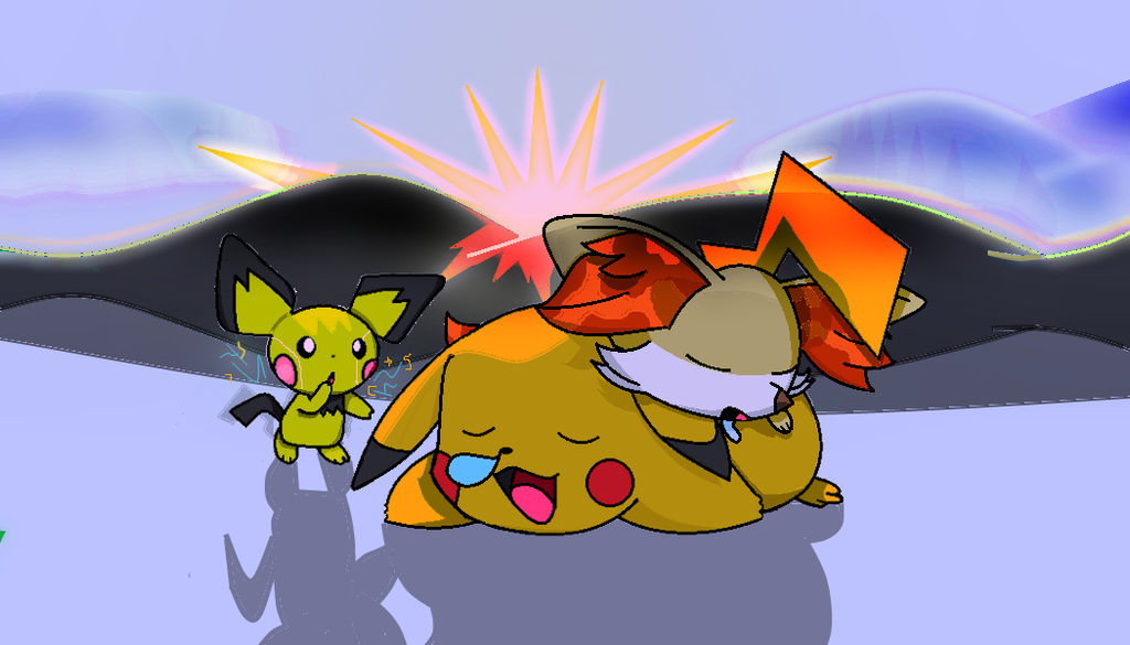 Pikachu and Fennekin: Shade