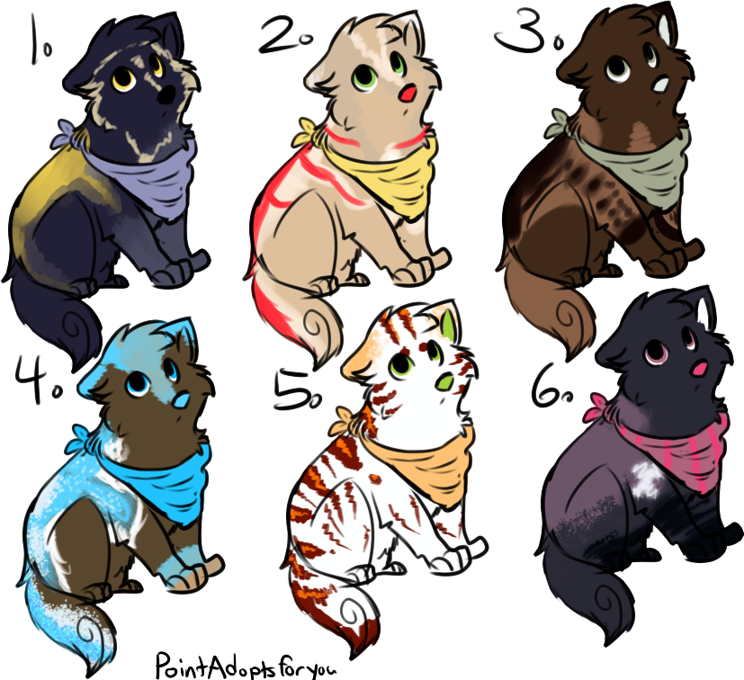 Ten Point Adoptables- [three open]