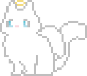 Angel Cat Pixel Art Pagedoll GIF by Vapcool