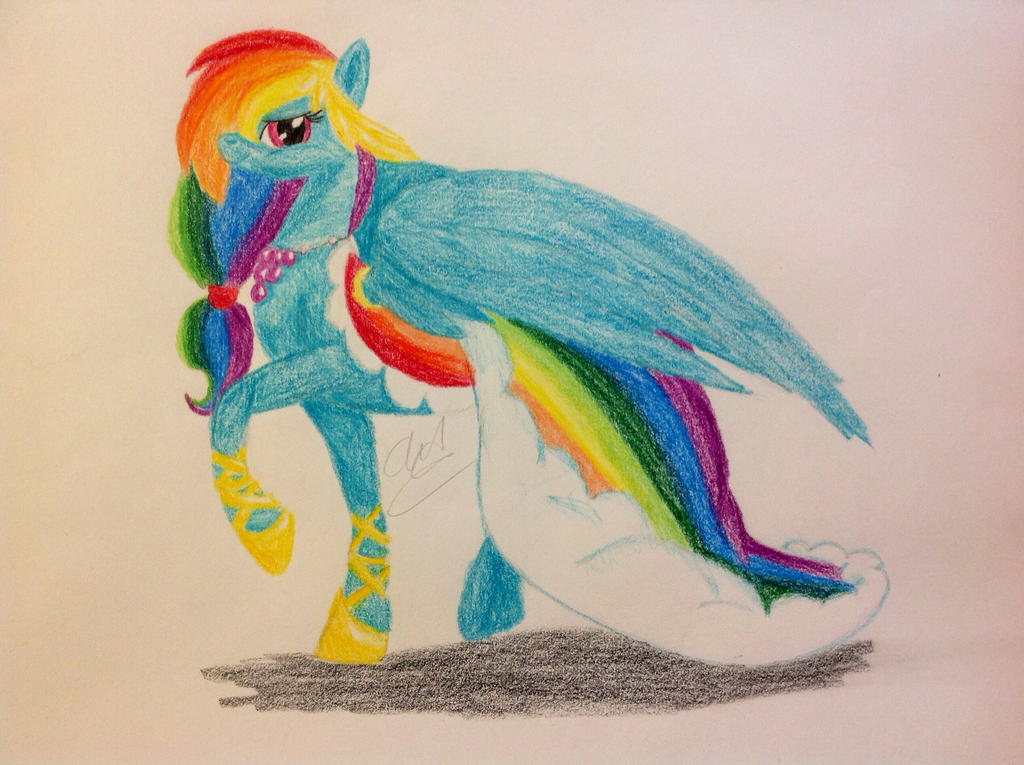 Rainbow Dash at the Gala