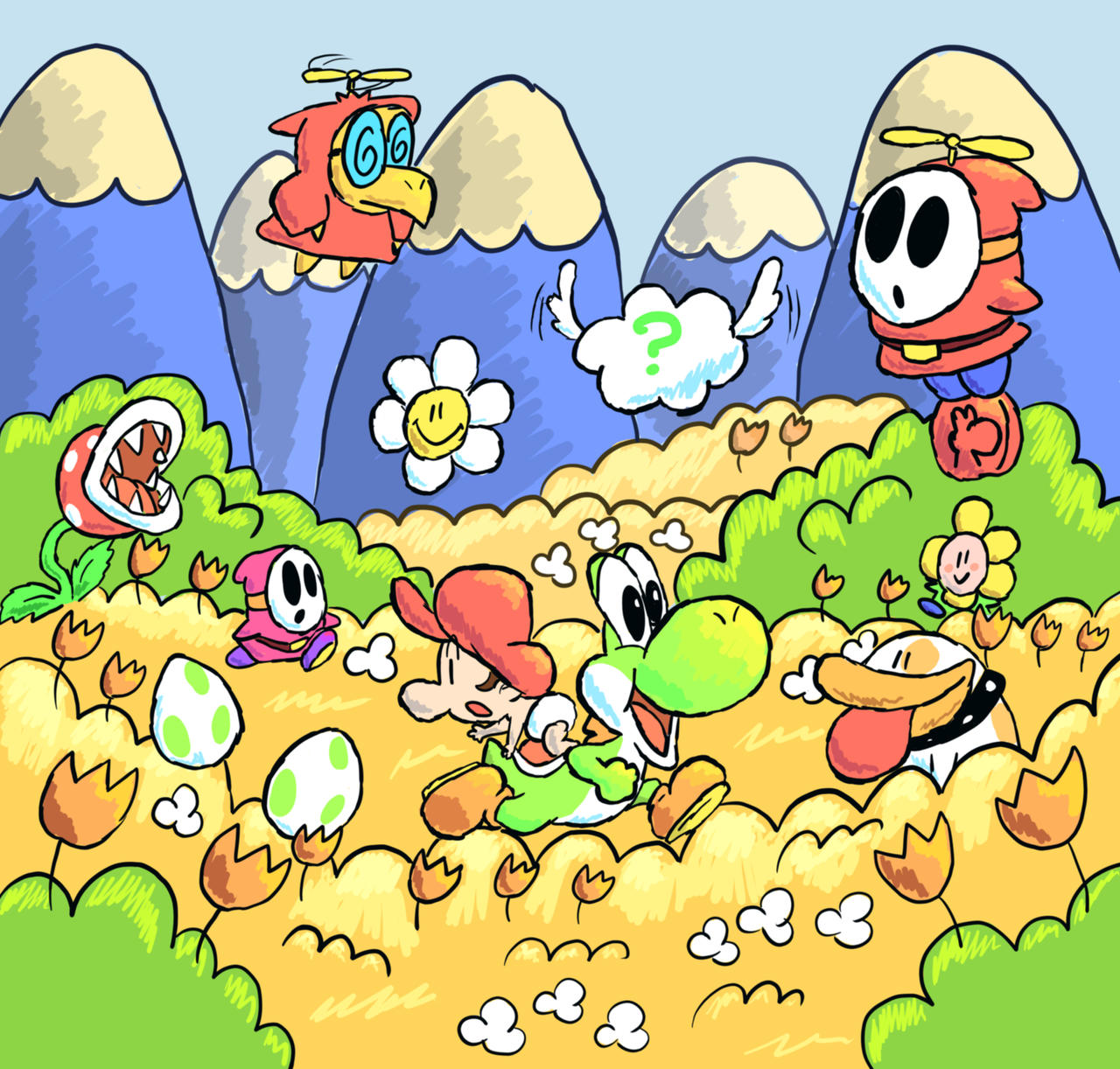 Yoshi's Island Image by ToonDreamer on DeviantArt