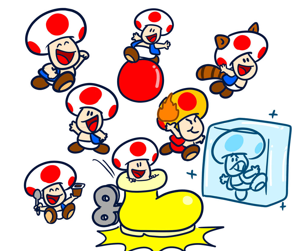 Toad Doodles by ToonDreamer on DeviantArt