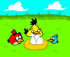 Angry Birds and the eggs