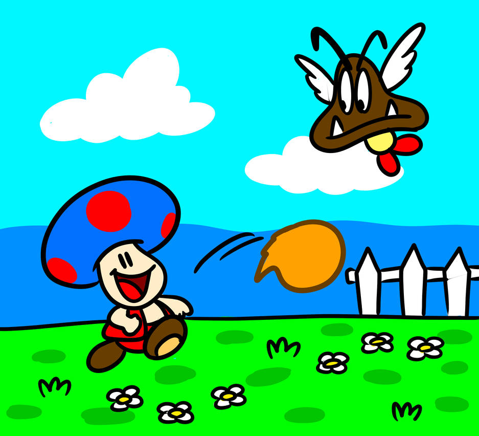 Toad Firework Fire Blue Toad doing stuff by ToonDreamer on DeviantArt