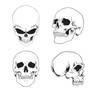 Free Vector Skulls Pack