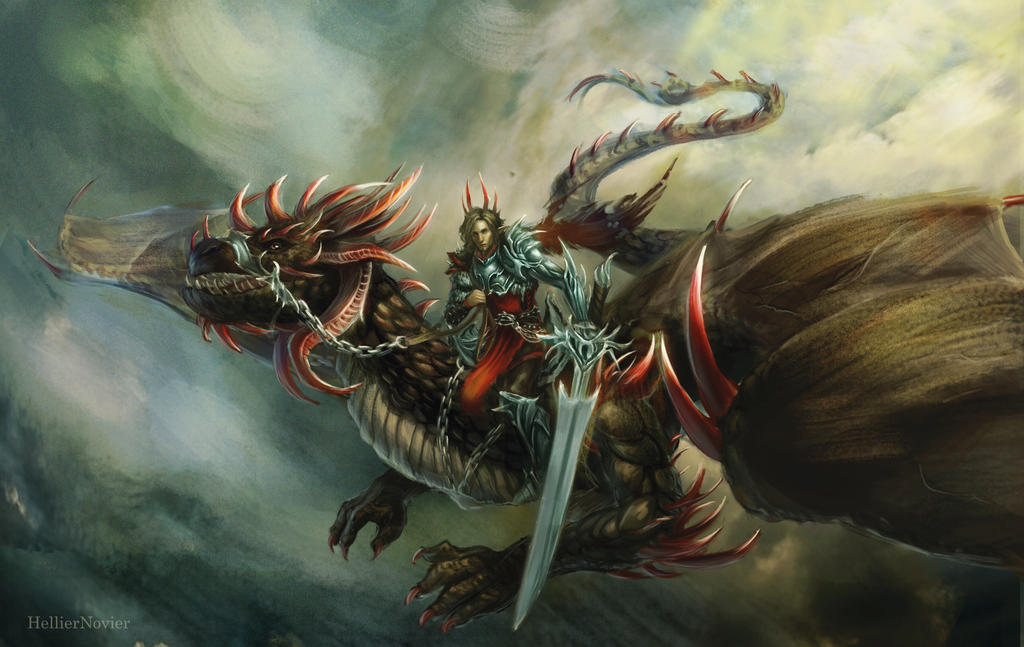 European Dragon Rider Dragon Rider by HellierNovier on DeviantArt