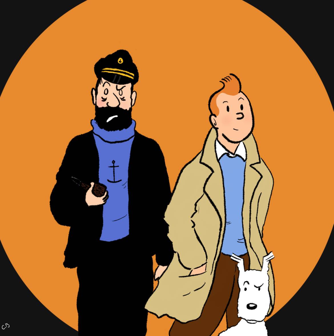 Tintin Deviantart Tintin And Friends by LONGHAIREDNERD23 on DeviantArt
