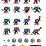 Tilt Man Sprite sheet