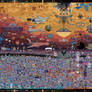 Video Game War Mural