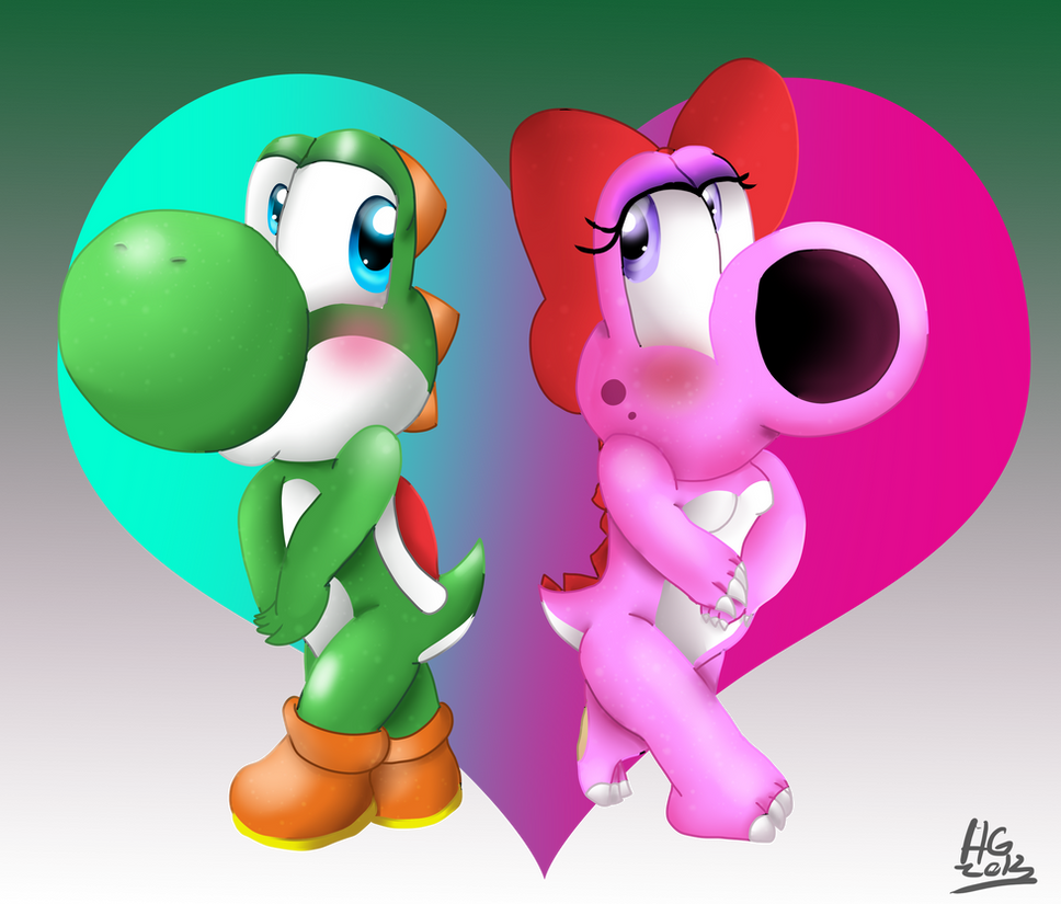 Birdo x Yoshi you're that someone by HG-The-Hamster on DeviantArt.