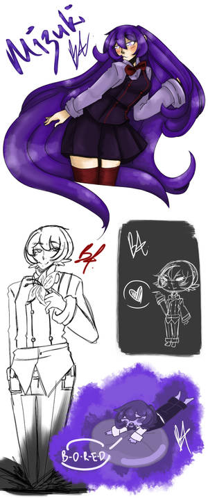 Mizuki Sketch Page by Bassy4ever11 Mizuki Sketch Page by Bassy4ever11