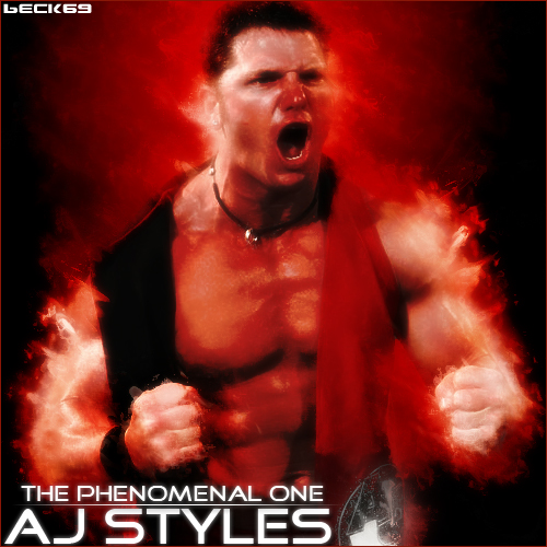 Aj Styles on Fire