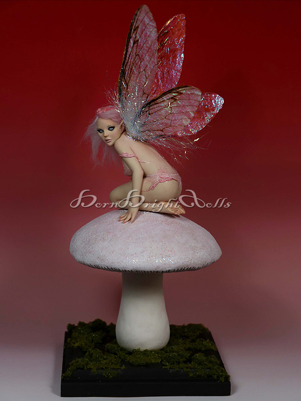 Crissy-Magic Mushroom Fairy OOAK Sculpture