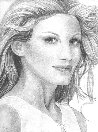 Pencil Portrait: Faith Hill