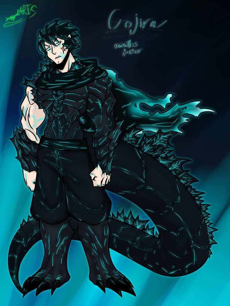 Humanized Godzilla Humanised Godzilla // Gijinka // Kaiju boy by Goldenfd on DeviantArt