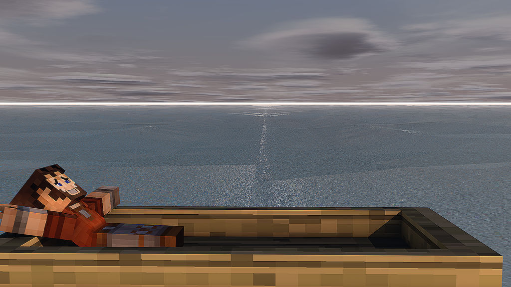 Minecraft Sea Hand Minecraft Sea Scene by kajetan007 on DeviantArt