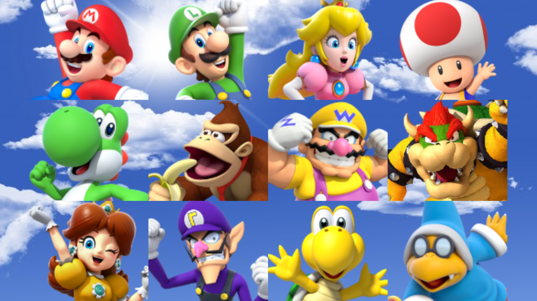 Mario Kart 64 Roster (My version) by LBK-Productions on DeviantArt