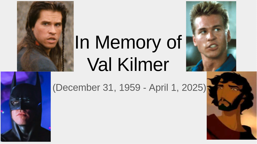 Val Kilmer R R.I.P. Val Kilmer by LBK-Productions on DeviantArt