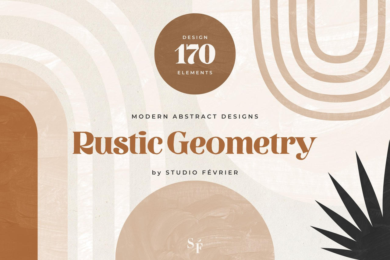 Rustic Geometric Patterns Rustic Geometry Modern Abstract Set by annoohedetenat on DeviantArt
