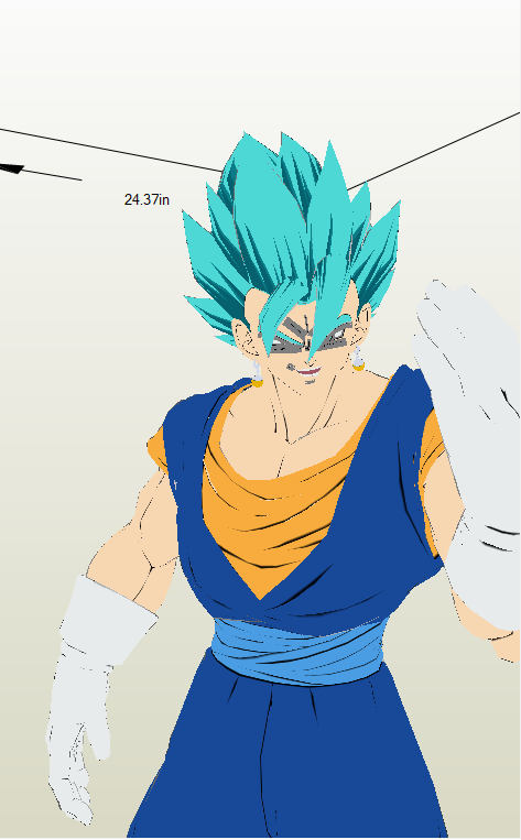 Vegito Blue WIP by nateb06 on DeviantArt