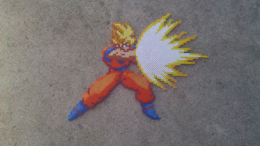 Goku bead sprite by EverydayImSpriting on DeviantArt Goku bead sprite by EverydayImSpriting on DeviantArt