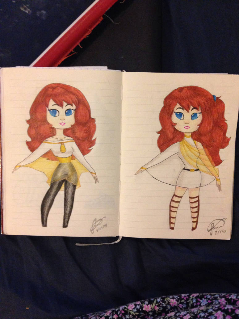 OC designs by PeetaTheBreadOnFire on DeviantArt