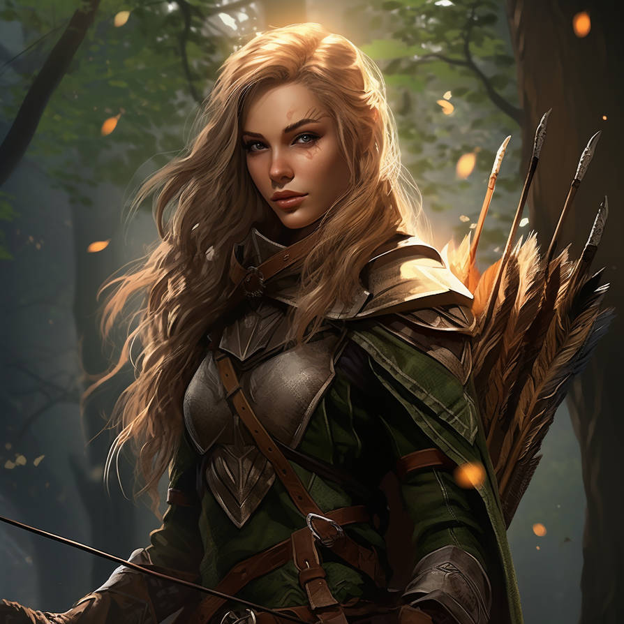 Fantasy Elven Ranger by AtmosphericKitten on DeviantArt