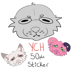 { unlimited 50pt YCH stickers }