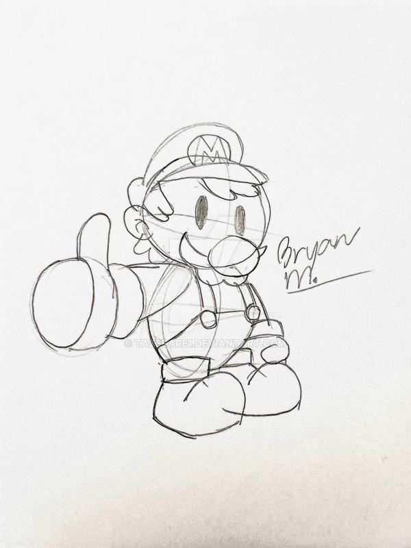Paper Mario Refrence Paper Mario by Tazebare1 on DeviantArt