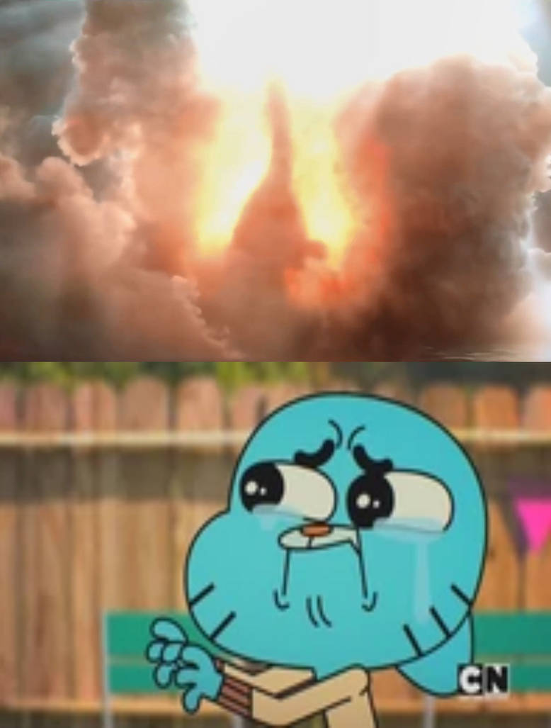 Gumball cries the death of the Brachiosaurus by Mrcarlos10000x on ...