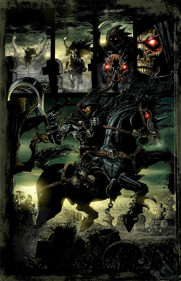 The 4 Horsemen of the Apocalypse Preview 15 by chadf