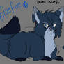 Bluefire - Mini Reference, Warrior cats oc asdasda