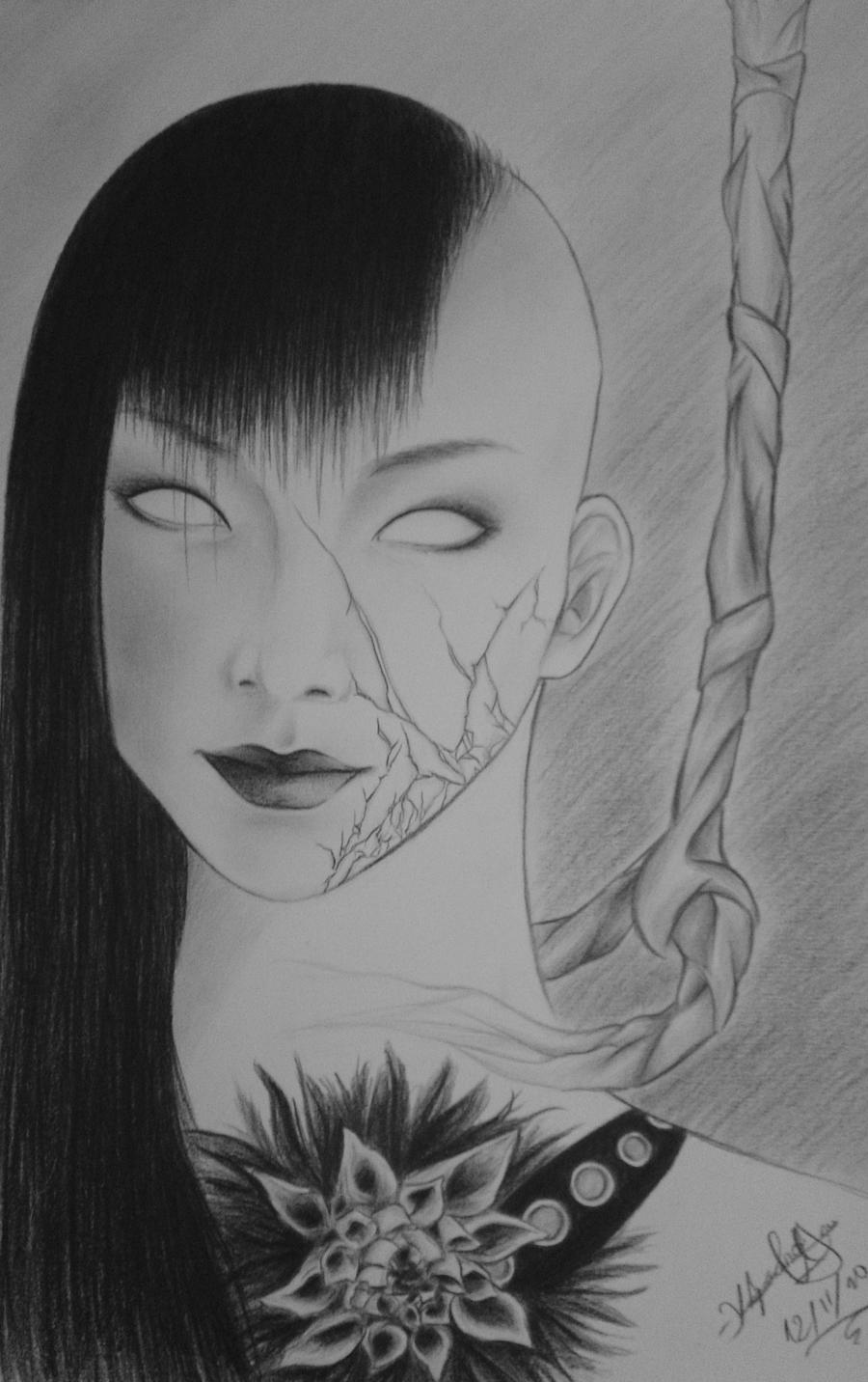 My Awful Psycho Drawing by cinder87aljoy on DeviantArt