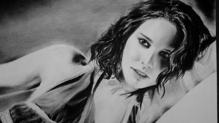 Detail from my Natalie Portman Drawing