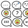 random emoticons