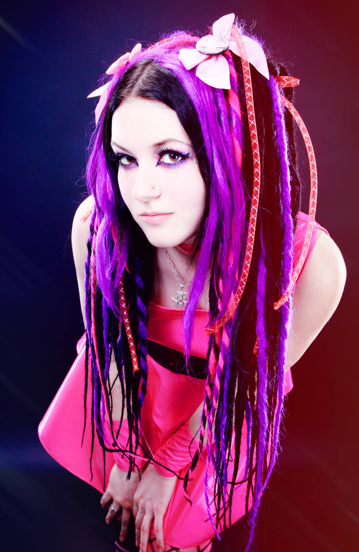 Pink Cybergoth by mysteria-violent on DeviantArt