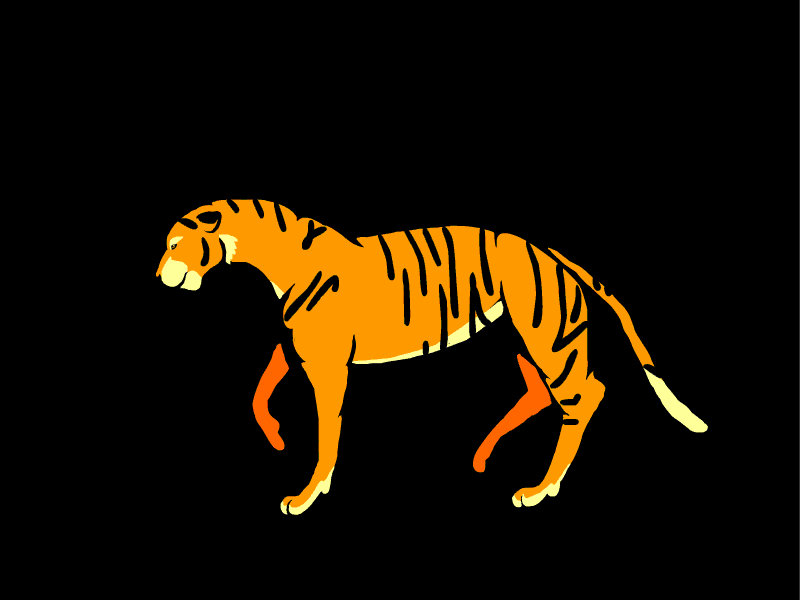 Walking tiger ANIMATION by Chillay1 on DeviantArt