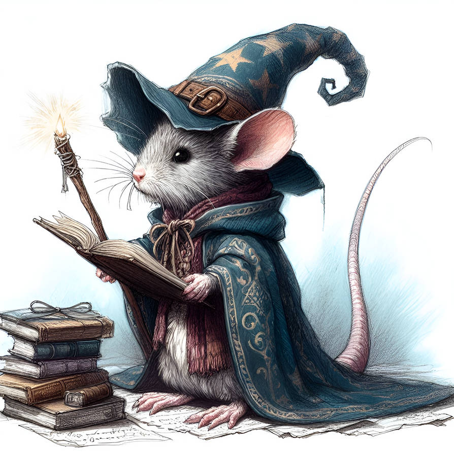 Wizard Mouse Mouse Wizard by SolanZyrelias on DeviantArt