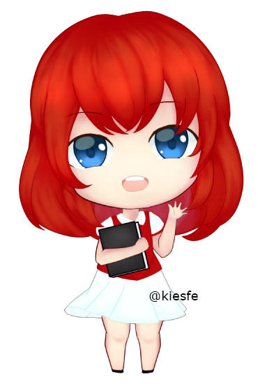 Red chibi by Dreysant on DeviantArt