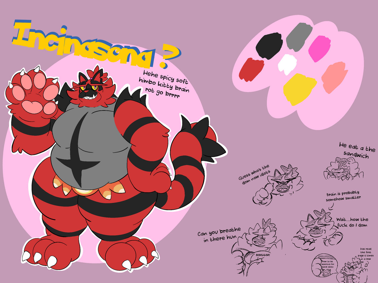 Crochet Incineroar Incineroar sona thing by RubberWarhead on DeviantArt