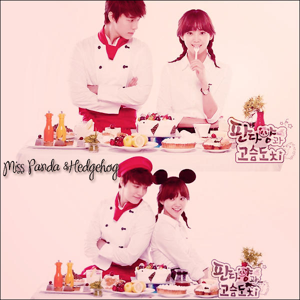 Miss Panda and Hedgehog by LookTheGlamm on DeviantArt