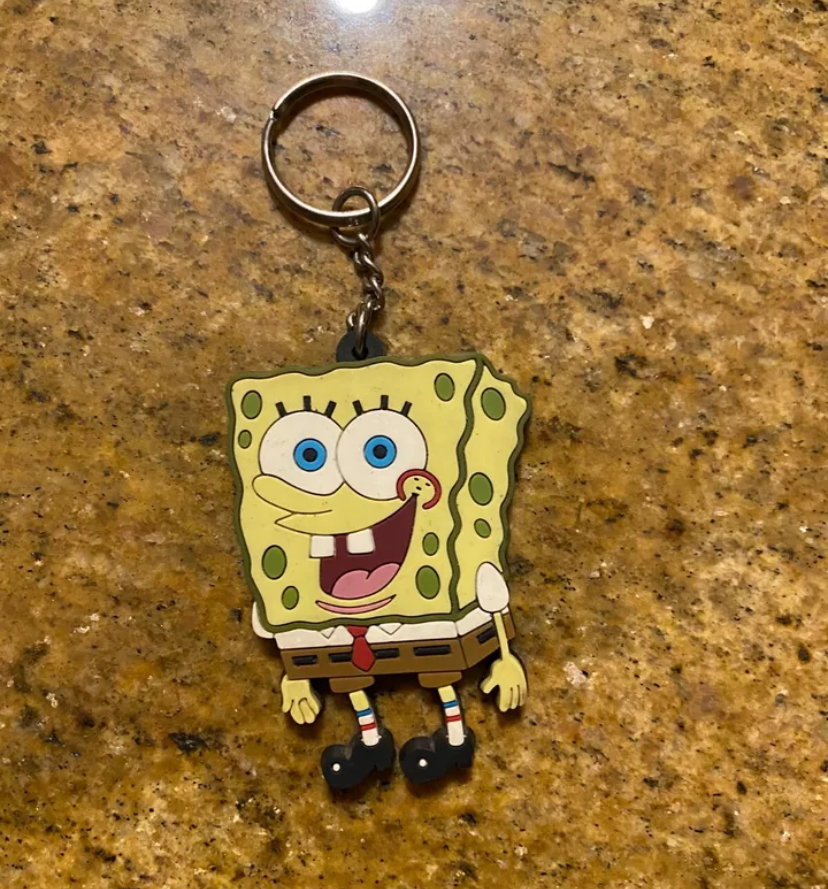 Sponge Key Chain Spongebob Keychain by AdamMarzano on DeviantArt