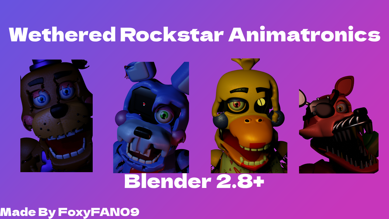 This is my FNAC R pack for blender 2.8, download in the comments. :  r/fivenightsatcandys