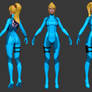 Samus Zero Suit Sculpt Color WIP