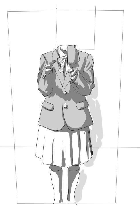 Invisible schoolgirl by milesion258 on DeviantArt