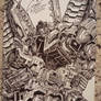 Transformers Armada Drawing by Andre Cadore
