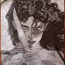 Woman Holding a Knife (Envy and Betrayal) Drawing by Andre Cadore