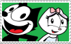 Felix and Kitty stamp