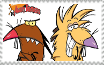 The Angry Beavers Stamp