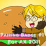 Badge 1: America X Hamburger